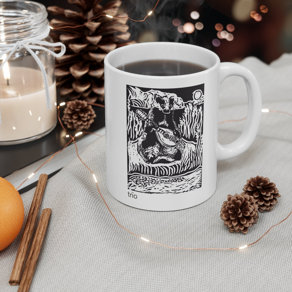 Badger & Mandolin Ceramic Mug 11oz