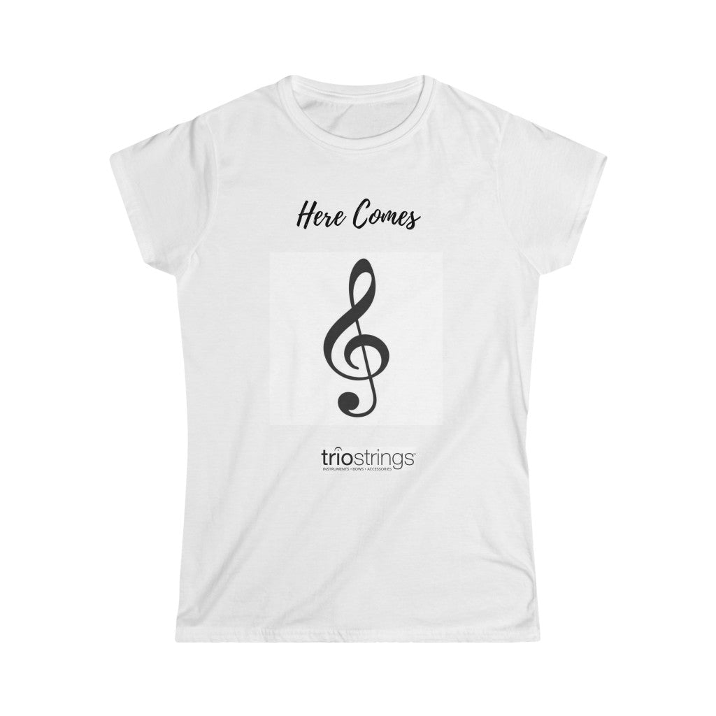 Here Comes Treble Women's Softstyle Tee