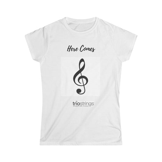 Here Comes Treble Women's Softstyle Tee