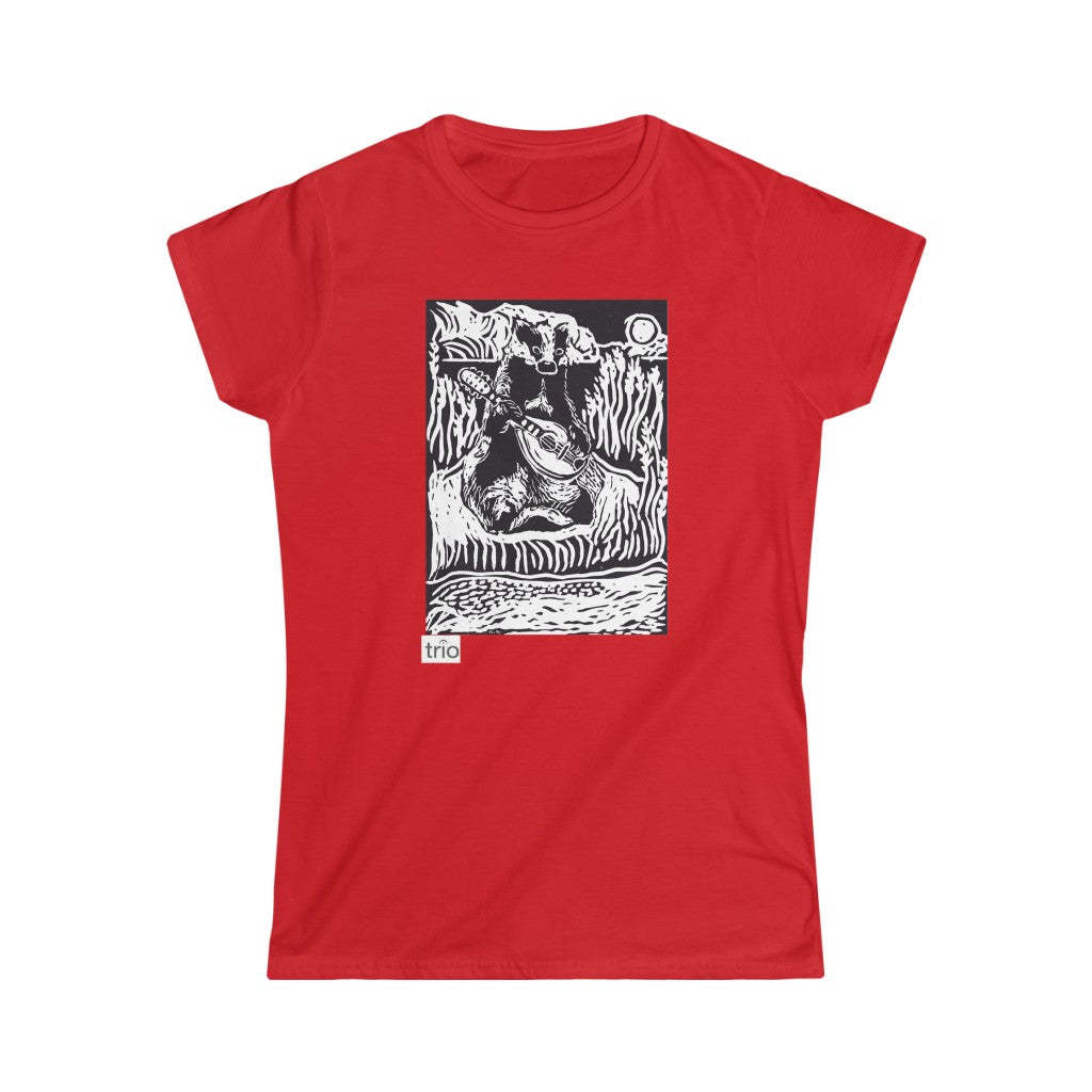 Badger & Mandolin Women's Softstyle Tee