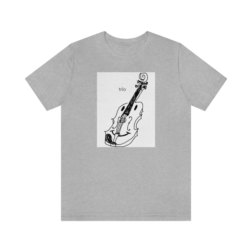 Happy Violin Unisex Jersey Short Sleeve Tee