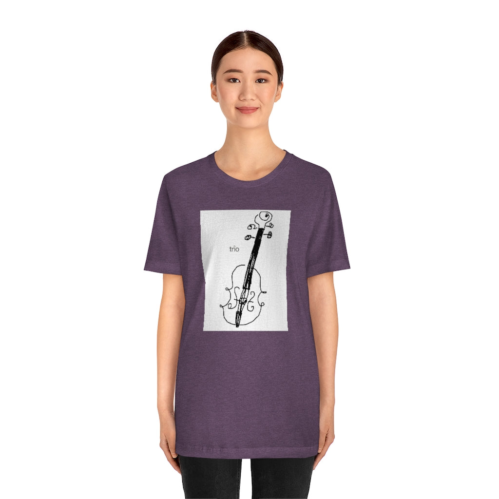 Violin Unisex Short Sleeve Tee