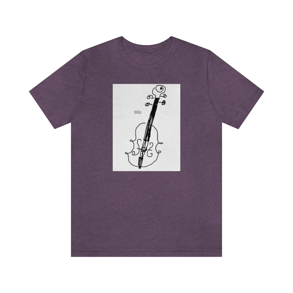 Violin Unisex Short Sleeve Tee